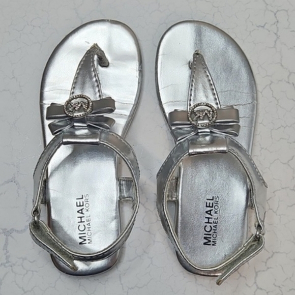 Michael Kors Toddler Girl Sandals, Size 10 ~ VGUC - Picture 3 of 10
